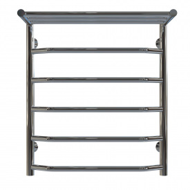 Рушникосушарка водяна Трапеція з полицею П6 500х600 Deffi Хром (C.TP.60.50.6.C.A)