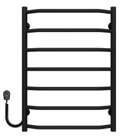 Рушникосушарка електрична Трапеція П7 500х700 Deffi Чорний EF16 (C.TR.70.50.7.E.B.L.5)