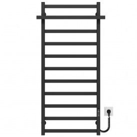 Полотенцесушитель электрический Nicolе П11 500х1200 Deffi Черный JD04 (B.NI.120.50.11.E.B.R.2)