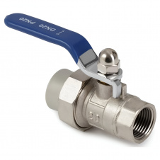 Кран шаровой ASG-Plast 20х1/2" ВР латунный (-/72)