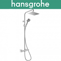 Душевая система с термостатом Hansgrohe (art 26097000) Vernis Shape Ecosmart Showerpipe 230 1jet, Хром Киев