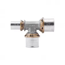 Тройник пресс Icma 1"х1"х1/2" серия 406 (81406GPGPGH06)