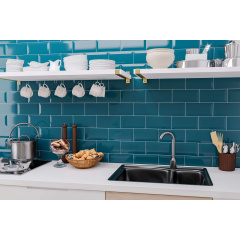 Белая Плитка кабанчик на Фартук, ванную Metrotiles 10x20 см Киев