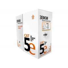 Кабель витая пара ЗЗЦМ UTP LSZH 4х2х0.5 24 AWG Cat. 5e (UTP медь внутренний безгалогенный LSZH) бухта 305м Фастов