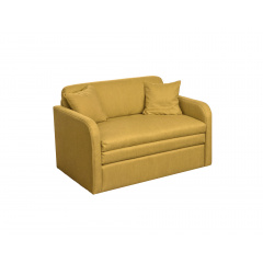 Диван прямой Tobi Sho Юниор-1.2 раскладной мягкий велюр Magic Amber, 1380х800х800 мм Каменка-Днепровская