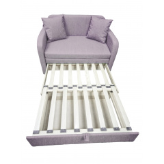Диван прямой Tobi Sho Юниор-1.2 раскладной мягкий велюр Magic Dusty Violet, 1380х800х800 мм Сумы