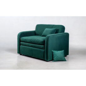 Диван Tobi Sho Юниор-1.4 раскладной мягкий для гостиной рогожка Aqua/10, 1580х800х800 мм