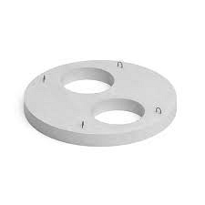 Крышка на колодец/канализацию 2 метра ПП 20, два отверстия.