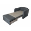 Кресло Tobi Sho Юниор-0.7 раскладное мягкое для детей велюр Magic Dark Grey, 880х800х800 мм Курень