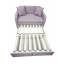 Диван прямой Tobi Sho Юниор-1.2 раскладной мягкий велюр Magic Dusty Violet, 1380х800х800 мм Сумы