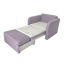 Диван прямой Tobi Sho Юниор-1.2 раскладной мягкий велюр Magic Dusty Violet, 1380х800х800 мм Сумы