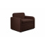 Крісло Tobi Sho Юніор-0.7 розкладне м'яке для дітей велюр Magic Dark Brown, 880х800х800 мм Ізюм