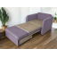 Диван Tobi Sho Юніор-1.4 для вітальні розкладний м'який велюр Magic Dusty Violet, 1580х800х800 мм Кропивницький