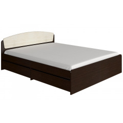 Кровать Эверест Астория с ящиками Венге комби (879234) Ровно