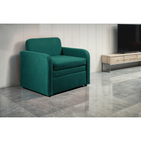 Крісло Tobi Sho Юніор-0.7 розкладне м'яке велюр Крокус Морська хвиля/88, 880х800х800 мм