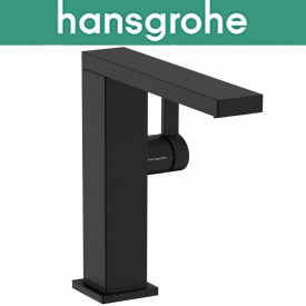 Смеситель Hansgrohe (art 73060670) для раковины однорычажный, с поворотным изливом, Fine CoolStart 210, Чёрный мат