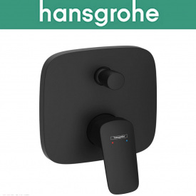 Смеситель для ванны однорычажный, скрытый монтаж для iBox universal, Hansgrohe (art 71405670) Logis, Чёрный
