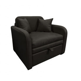 Крісло-диван Tobi Sho Юніор-0.9 розкладне м'яке для підлітків велюр Magic Grafite, 1080х800х800 мм