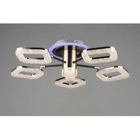 Люстра светодиодная акриловая Sirius B YH1003/5 BK+GD