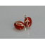 Серебряные серьги Sil с золотыми накладками 150s-6 Фианит (Sil-1096) Коломыя