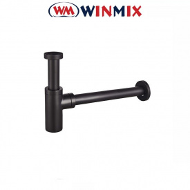 Сифон для умывальника BT-01-05 1 1/4'' (Черный), Winmix. Польша