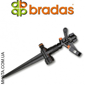 Ороситель пульсирующий, пластиковый, на колышке, Bradas ECO-6023