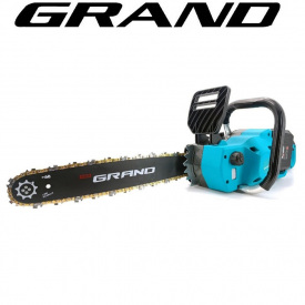 Пила цепная аккумуляторная Grand АПЦ-М40V/16 BL (21V, 4 Ач), безщеточная, 2 аккумулятора