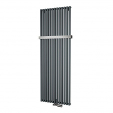 Дизайнерский радиатор отопления ISAN Octava 1800x462 вертикальный, серый матовый