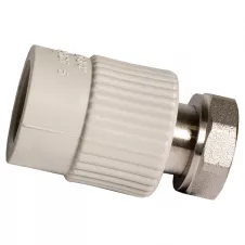 Переходник с резьбой REIGER 3/4"х3/4" В с накидной гайкой (20/180) (6547042)