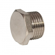 Заглушка RSk 3/4" ЗР никелированная латунь