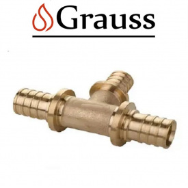 Трійник перехідний Grauss KA.T25-20-25 - 25(3.5mm) x 20(2.8mm) x 25(3.5mm), Чехія
