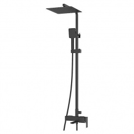 Душевая колонна со смесителем KB-56010-05 Black (Цвет черный, лейка 30*30), Чехия