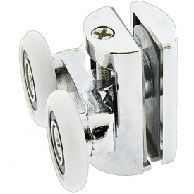 Ролики для душових кабін (В621А) нижній натискний (Колесо 23 мм)