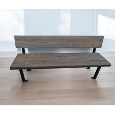 Лавка в стилі лофт Tobi sho Австрія без підлокітників Topalit Mono Design Конкріт/Бетон, 100 см