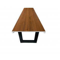 Лавка в стиле лофт Tobi sho Австрия без спинки Topalit Mono Design Орех, 200 см Киев