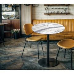 Стол для кафе Tobi sho Австрия в стиле лофт 600 мм, Topalit Mono Design Афионский камень Киев