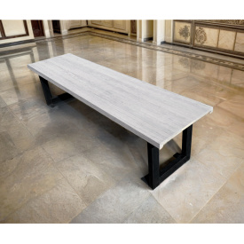 Лавка в стиле лофт Tobi sho Австрия без спинки Topalit Mono Design Винтаж, 100 см