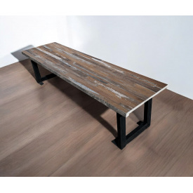 Лавка в стилі лофт Tobi sho Австрія без спинки Topalit Mono Design Маракайбо, 100 см