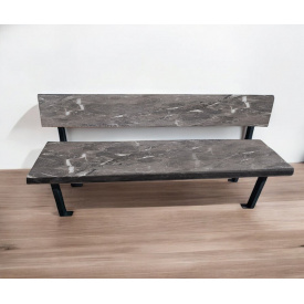 Скамейка в стиле лофт Tobi sho Австрия без подлокотников Topalit Mono Design Венето, 100 см