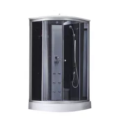 Душевой бокс полукруглый Lidz Tani 185x90, стекло 4 мм + поддон 90x90x55 (LTSBM9090SATLOWGR) Житомир