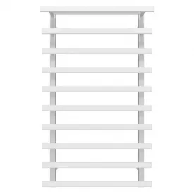 Полотенцесушитель водяной Deffi Agata П10 500x1000 нержавеющая сталь белый боковое левое подключение