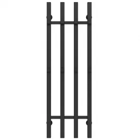 Полотенцесушитель водяной Deffi Split П4 300х1000 нержавеющая сталь, черный, боковое правое подключение