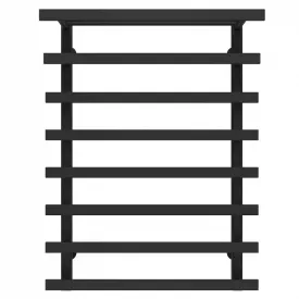 Полотенцесушитель водяной Deffi Agata П8 500x800 нержавеющая сталь черный боковое правое подключение