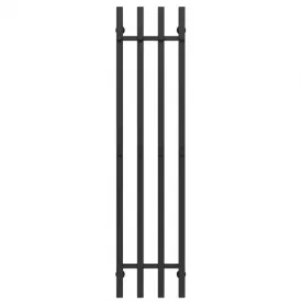 Полотенцесушитель водяной Deffi Split П4 300х1400 нержавеющая сталь, черный, боковое правое подключение