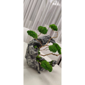 Декоративное бетонное украшение "Луна"