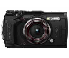 Цифровая камера Olympus TG-6 Black (Waterproof - 15m; GPS; 4K; Wi-Fi) (6500897)