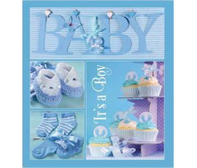 Фотоальбом EVG 20sheet Baby collage Blue w/box (UA) (6239793)