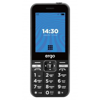 Мобильный телефон ERGO E281 Dual Sim Black (6653749)