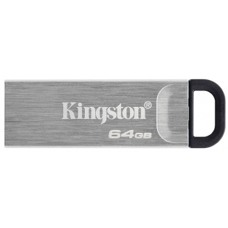 Flash Drives Kingston DataTraveler Kyson 64GB USB 3.2 (DTKN/64GB) Silver/Black (6622888)