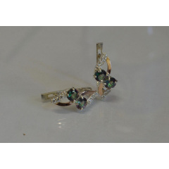 Серьги серебряные Sil 076s-13 Мистик (Sil-961) Житомир